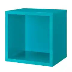 Настенная полка-куб Boon Clic, жёлтого цвета, 375×326×375 мм