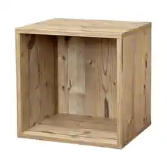 Настенная полка-куб Boon Clic, жёлтого цвета, 375×326×375 мм