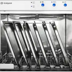 Посудомоечная машина с пароваркой, универсальная, дозатор моющих средств, P 3,4/4,9 кВт