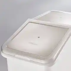 Контейнер для сыпучих продуктов, 102 л, на колесах, двойная крышка