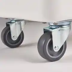 Контейнер для сыпучих продуктов, 102 л, на колесах, двойная крышка