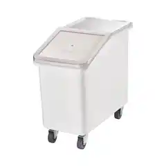 Контейнер для сыпучих продуктов, 102 л, на колесах, двойная крышка