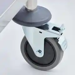 Тележка для официанта из нержавеющей стали, 3 полки.