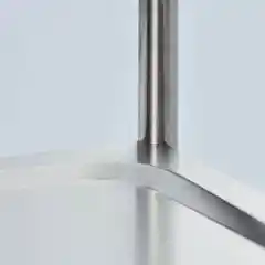 Тележка для официанта из нержавеющей стали, 3 полки.