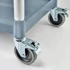 Тележка официанта пластиковая, 3 полки