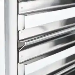 Транспортная тележка из нержавеющей стали, 14x GN 2/1