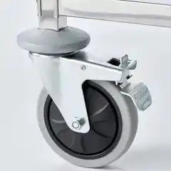 Транспортная тележка из нержавеющей стали, 14x GN 2/1