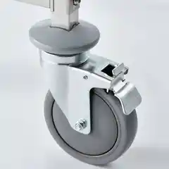 Транспортная тележка из нержавеющей стали, 16x400x600 мм.