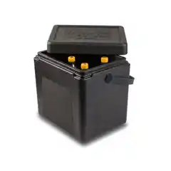 Контейнер изотермический, черный с ручкой, V 20 л.