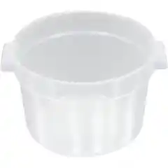 Контейнер пищевой круглый из полипропилена, V 10 л.