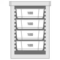Транспортный термос, 6 x GN 1/1 65 мм