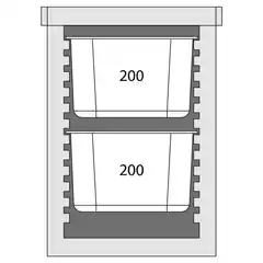 Транспортный термос, 6 x GN 1/1 65 мм