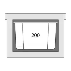 Термос транспортный GN 1/1 200 мм