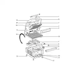 Контактный гриль, SAVOYE, 2 kW