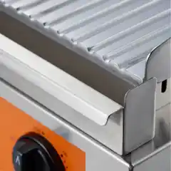 Пластина-гриль, 2/3 гладкая, 1/3 рифленая