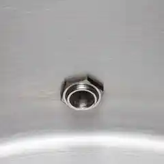 Высокая кастрюля с краном, сталь, Ø 400 мм, V 50,3 л