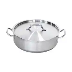 Стальная кастрюля для тушения с крышкой, Ø 360 мм, V 11,2 л.