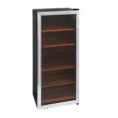 Винный холодильник 171 бутылка, 2 зоны, +5°C–22°C, LED