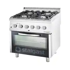 Плита с 4 конфорками и электрической духовкой, 7/20,5 кВт