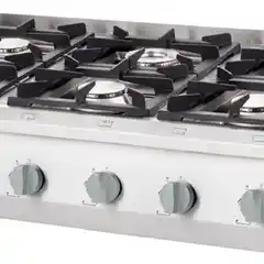 Профессиональная газовая плита с 6 конфорками, 36,5 кВт