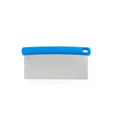 Dough spatula / cutter, 200x110 mm, flexible stainless steel blade