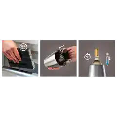 Элегантный чёрный охлаждающий чехол для вина