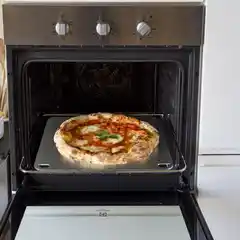 Плита для пиццы 400×350 мм из нержавеющей стали