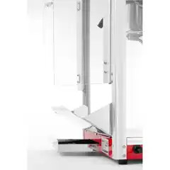 Профессиональный аппарат для попкорна настольный чёрный