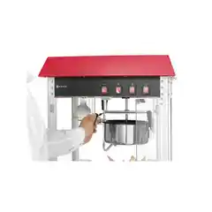 Профессиональный аппарат для попкорна настольный чёрный