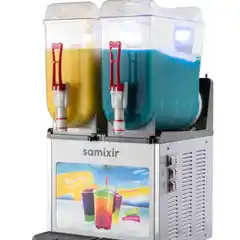 Диспенсер для Холодных Напитков 2x12 l Черный SLUSH Twin Allure