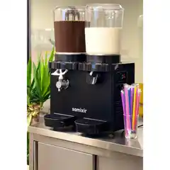 Панорамный аппарат для фраппе на 2 бака по 10 л – цифровой, черный