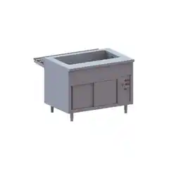 Bain marie (подогреватель пищи) 830x900x1500 mm, 380 V, GN 1/1
