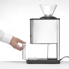 Электрическая дробилка для льда, до 12 кг/час, корпус из нержавеющей стали, 80W, Hendi, 17x26x(H)46 см