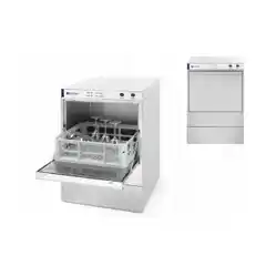 Профессиональная электромеханическая стаканомоечная машина с дренажным насосом и дозатором моющего средства K40 230 W Hendi