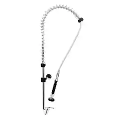 Шланг для мойки посуды, крепление на мойку/стену, 1330 мм, Smart Line 90°