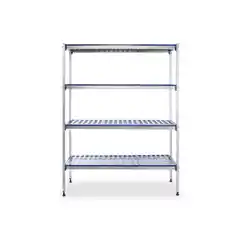 Алюминиевый складской стеллаж 1280x405x (H)1685 мм