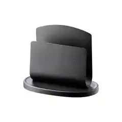 Салфетница стальная, черная.