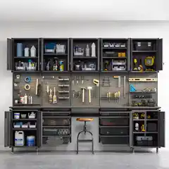 Решения для хранения инструментов в гараже