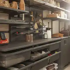 Решение для хранения садовых инструментов