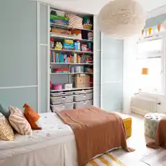  Модульная система полок и места для хранения в детской комнате