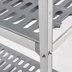 Полка складская алюминиевая, 900х560х1680 мм.