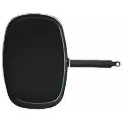 Сковорода из алюминия, антипригарная для рыбы, 380x260 мм