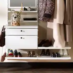 Компактное решение для хранения в прихожей