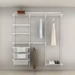 Решение для открытого гардероба с минималистичным дизайном