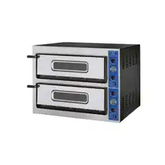 Печь для пиццы, 2 отделения, темп 500°C, 12 кВт, 1010x850x750 мм
