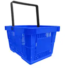 Сумка для покупок с пластиковой ручкой 21 Л Синяя