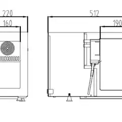 Холодильник, охладитель молока,  V 8,1 л, P 0,06 кВт, Stalgast