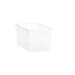 Корзина из проволоки с раздвижным механизмом 527x285 мм, белая