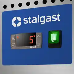 Стол холодильный с бортиком, 2-дверный,  V 282 л Stalgast