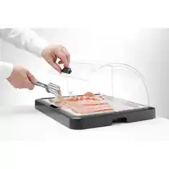 Холодильник для выставки, Duo UNIQ с 2 элементами охлаждения